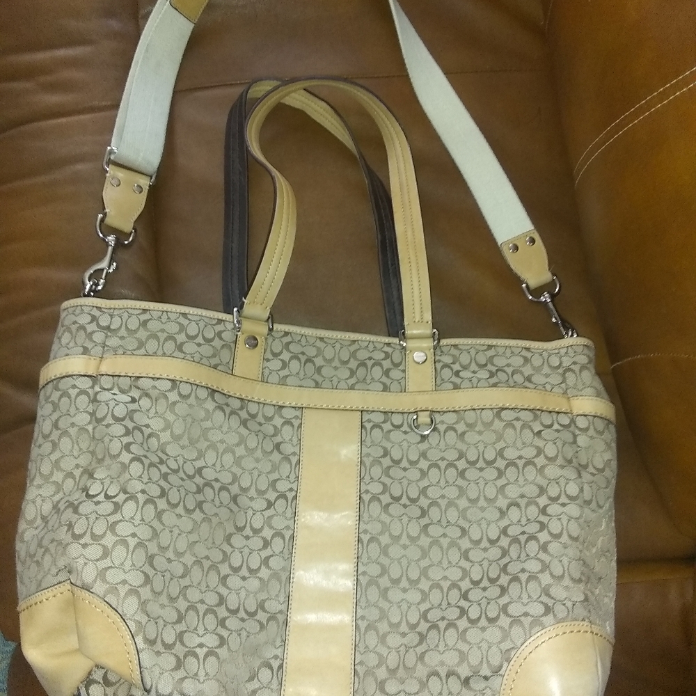 Coach diaper bag